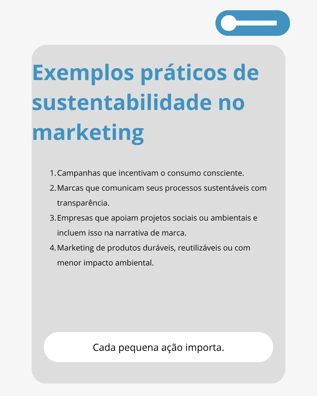 O que a sustentabilidade no marketing.